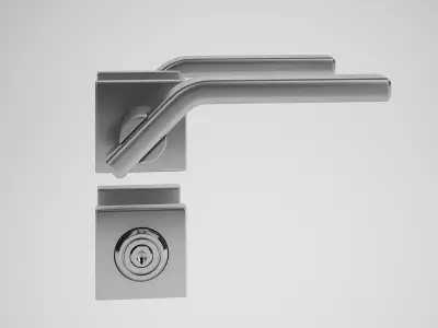 CGAxis Door Handle 3D model order