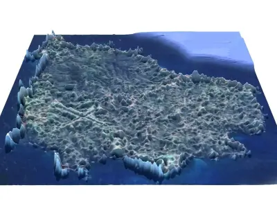 Norfolk Island 3D model