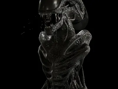 Xenomorph Bust 3D print model purchase