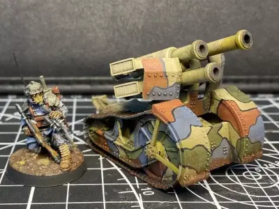 Renault Pattern Thump Gun 3D print model