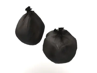 Trash Bag Free low-poly 3D model