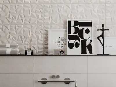 Bathroom scene Interior 3D model