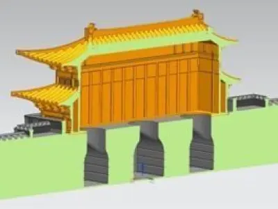 Gwang-Hwa-Mun of KOREA 3D print model