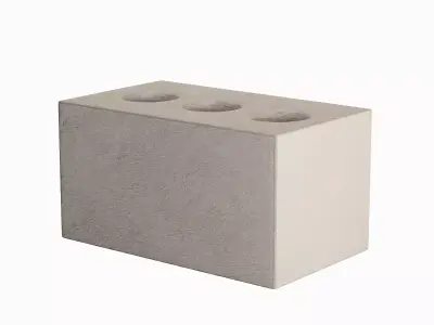 Concrete Brick 05 Low-poly 3D model