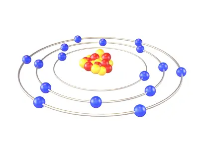 Sulfur Chemical Element v1 001 Low-poly 3D model