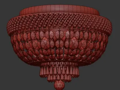 Chandelier Bari E 1 2 35 200 N 3D model