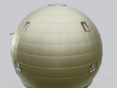 Mountain Hut 3D model