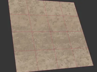 Beach sand Scan 3D model