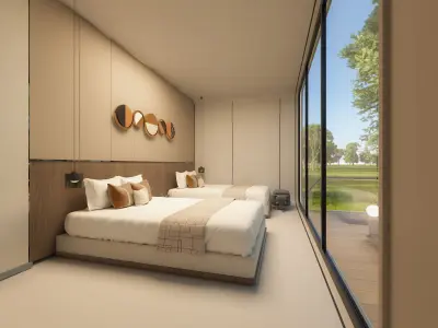 Space Cabin Homestay 3D model