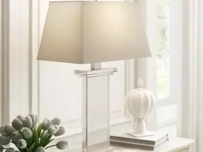 Wessel  Chrome Table Lamp Free 3D model