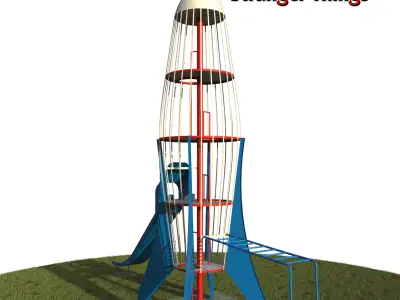 Stranger Things - Rocketship Slide  3D model