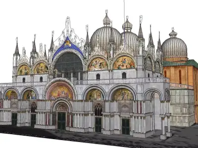 Architecture-Religion-God-Culture-Temple-017 3D model