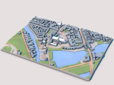 Lubeck Cathedral Germany 3D model