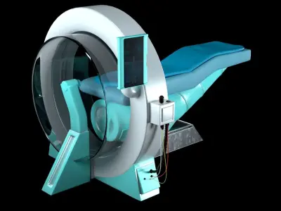 Sci-Fi Bed Chair from Cyberpunk Laboratory  3D model