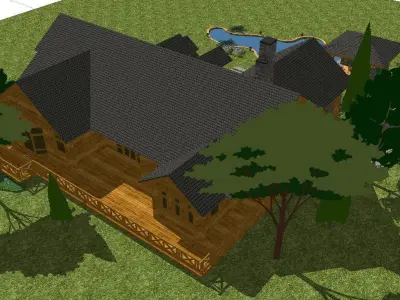 Creative Design-Holiday Cabin-091 3D model