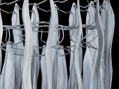 Frozen waterfall by Serip 3D model