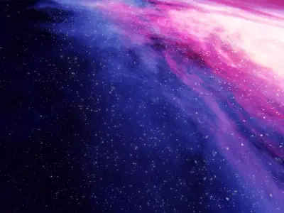 Procedural Galaxy 3D model