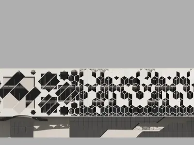 biulding exterior design 3D model