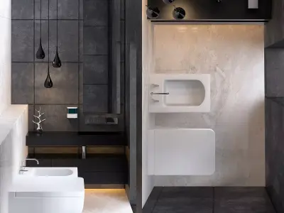 bathroom home 3D model