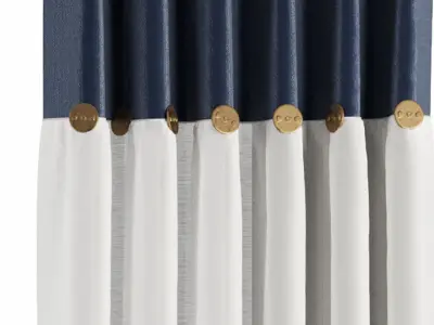 Curtain Set M23 3D model