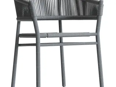 Kilt chair 3D model