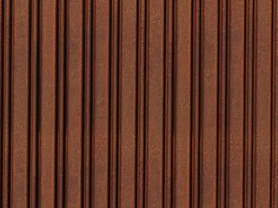 Rusted Metal Panel Texture