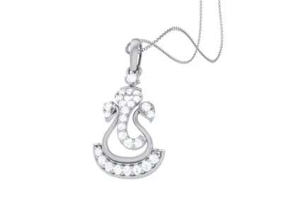 Spiritual Ganesha Pendant 3D print model