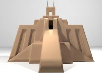 Ziggurat of Ur 3D model