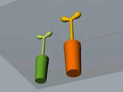 Italy Alessi toilet brush 3D model 3D print model