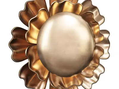 Martyn Lawrence Bullard Magic Garden Wall Sconce Low-poly 3D model