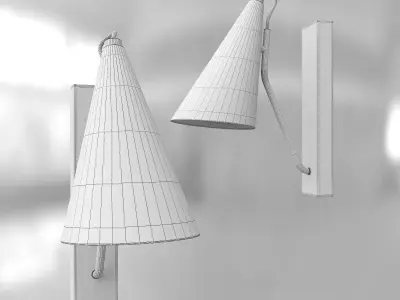 Bremily Wall Light 3D model