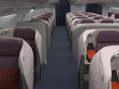  A380 Singapore Airlines Business Class 