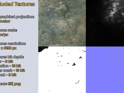 Pingdu China City Landscape 3D Model 3D model