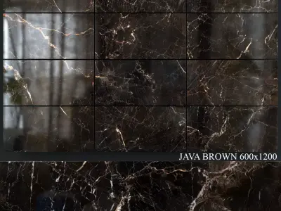 Yurtbay Seramik Java Brown 600x1200 3D model