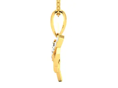 Women Pendant 3DM STL OBJ FBX Render Details 3D print model