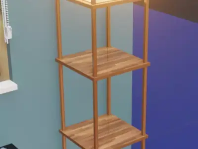 Floor Lamp Free 3D model shop