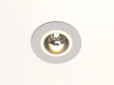 Downlight Low-poly 3D model