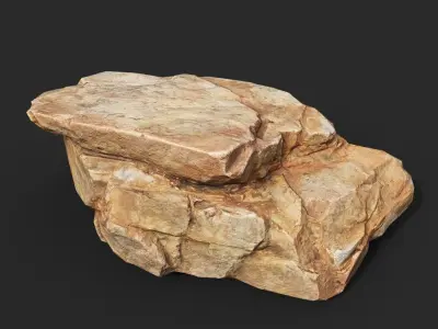 Yellow Rock Modular 221115 - Ultra HD 16K Texture Low-poly 3D model