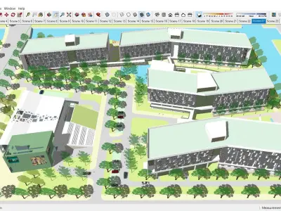 Sketchup Highschool or College 231 3D model