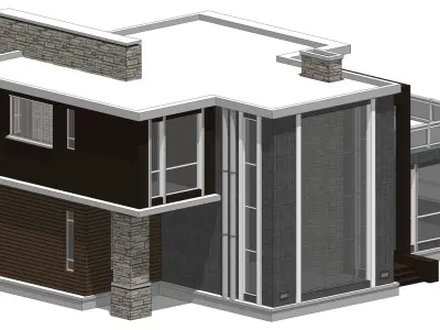 Villa C Sketchup 3D model