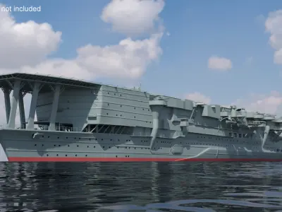  Japanese Aircraft Carrier Kaga 