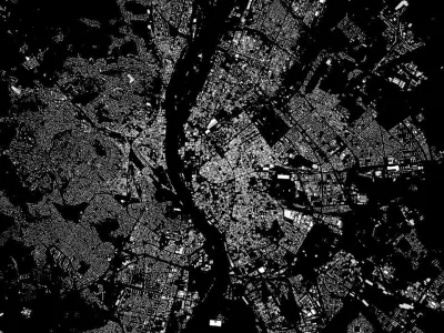 Budapest Streets and Buildings 3D model