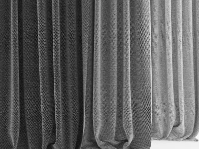 Curtain curtains 3D model