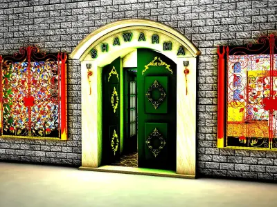 Authentic Restaurant 3D model