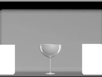 Glass using  Reflection Lighting 3D model