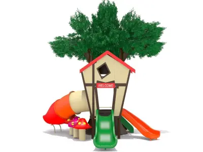 Tree Playground 3D model