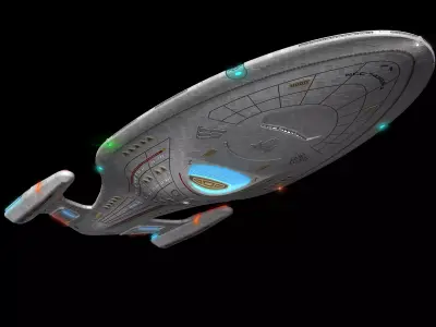 USS Voyager-A  3D print model