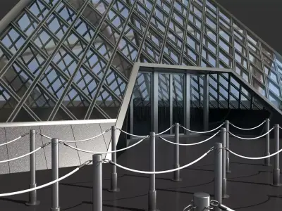 Louvre Museum 3D model