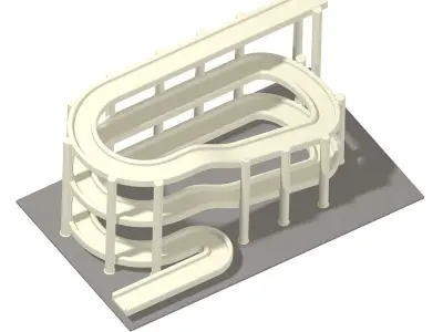 Premium Mountain Road 3D print model