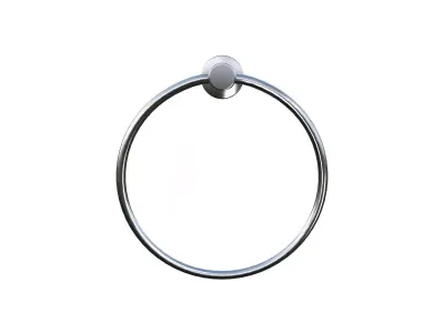 Round Towel Holder 3D model